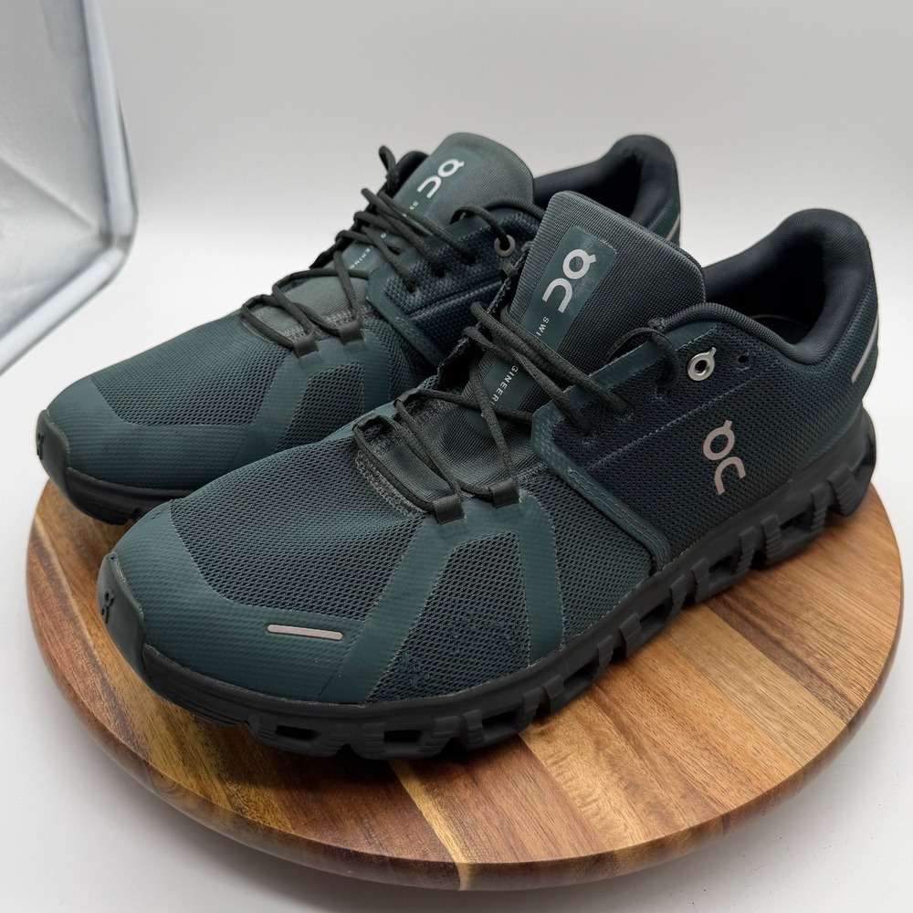 On Cloud Cloud X 3 Men's US 11.5 UK 11 Running Shoes Forest Green Teal